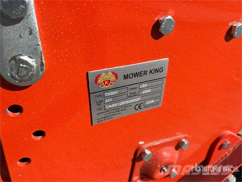Mower King TAS-81 72 in 3-Point Rotary Tiller (Unu Rotorharver/ jordfresere