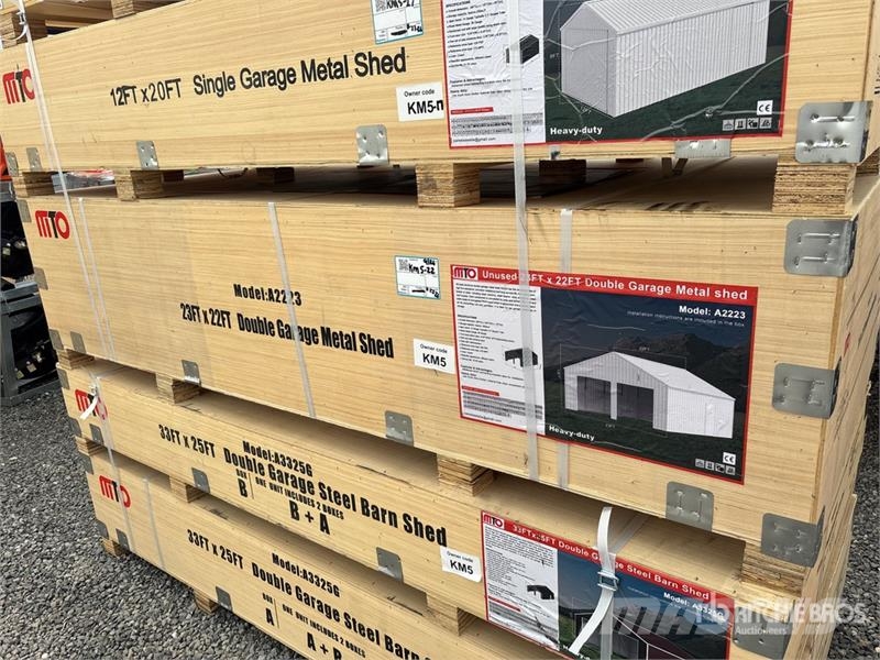  MTO A2223 Double Garage Metal Shed (Unused) Čelični okviri za građevine