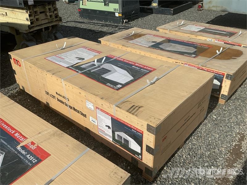 MTO A2223G Double Garage Metal Storage Building (U Čelični okviri za građevine