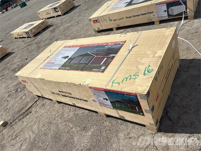 MTO A2223G Double Garage Metal Shed (Unused) 鋼架建築