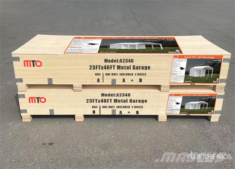 MTO A2346 Double Garage Metal Shed (Unused) Teräsrunkorakennukset