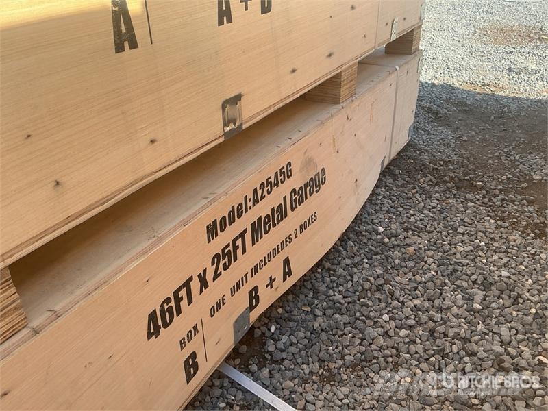 MTO A2545G 25 ft x 46 ft Metal Garage Storage Buil Čelični okviri za građevine