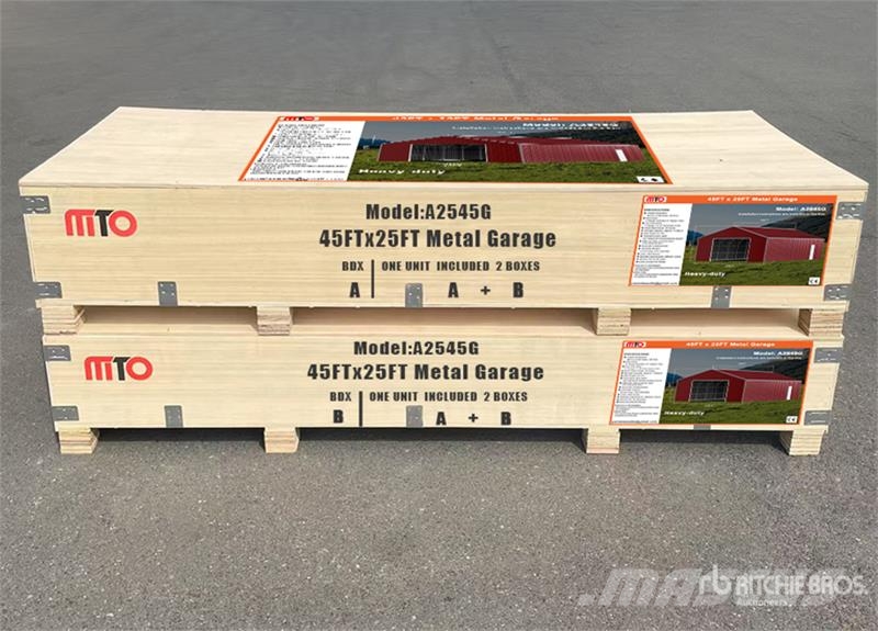 MTO A2545G 25 ft x 46 ft Metal Garage Storage Buil Čelični okviri za građevine