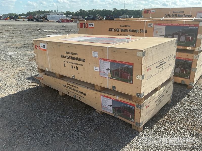 MTO A2545G 25 ft x 46 ft Metal Garage Storage Buil Čelični okviri za građevine
