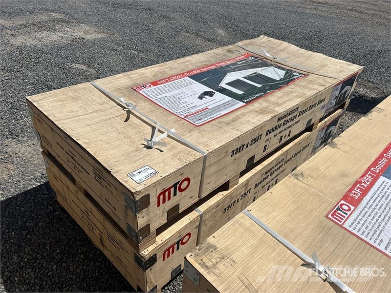 MTO A3325 Double Garage Metal Shed (Unused) Ατσάλινο πλαίσιο κτιρίων