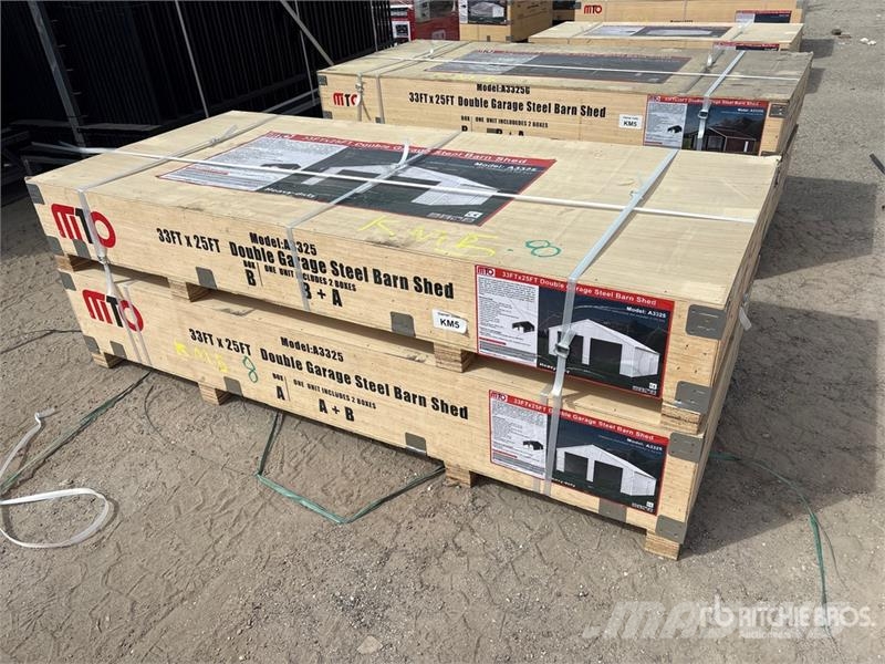 MTO A3325 Double Garage Metal Shed (Unused) Construcții din cadru metalic