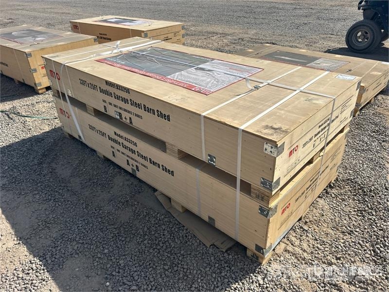 MTO A3325G 25 ft x 33 ft Double Garage Metal Shed Tērauda karkasa ēkas
