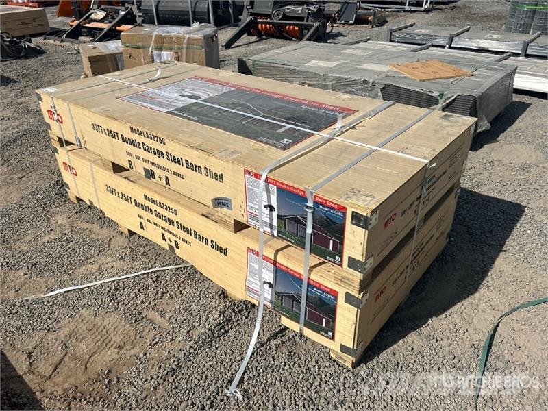 MTO A3325G 33 ft x 25 ft Double Garage Metal Shed 鋼架建築