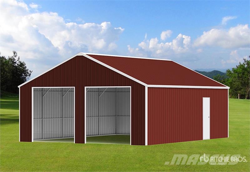 MTO A3325G Double Garage Metal Shed (Unused) Ατσάλινο πλαίσιο κτιρίων