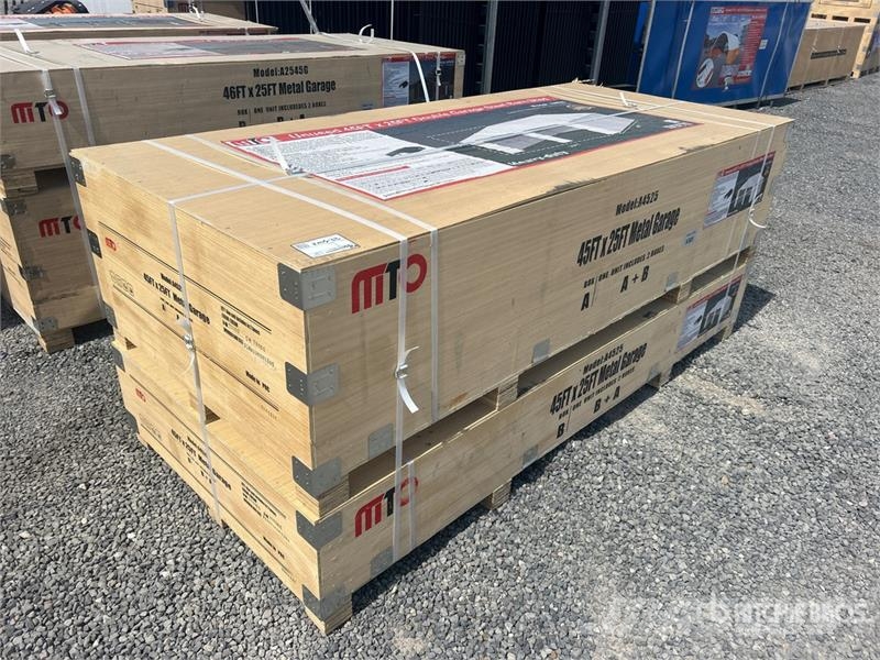 MTO A4525 Double Garage Metal Shed (Unused) Teräsrunkorakennukset