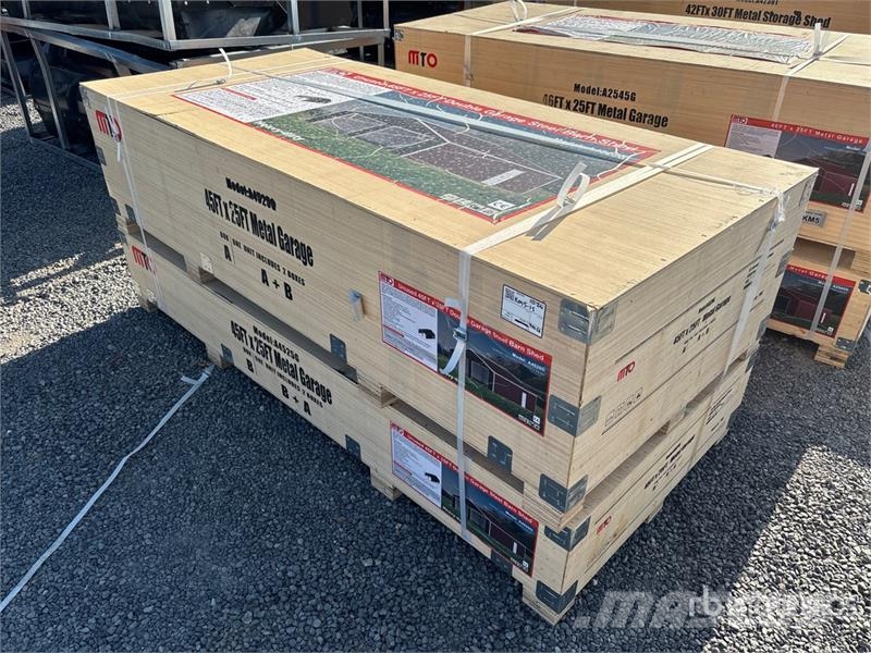 MTO A4525G Double Garage Metal Shed (Unused) Teräsrunkorakennukset