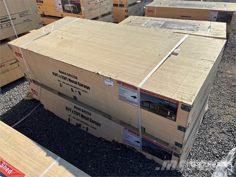 MTO A4525G Double Garage Metal Shed (Unused) Teräsrunkorakennukset
