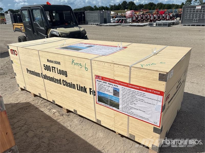  MTO A500 500 ft x 6 ft Chain Link Fencing (Unused) Equipos de vallado
