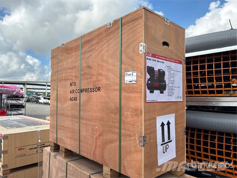  MTO AC40 20.6 cfm 40 gal Air Compressor (Unused) Kompresoriai