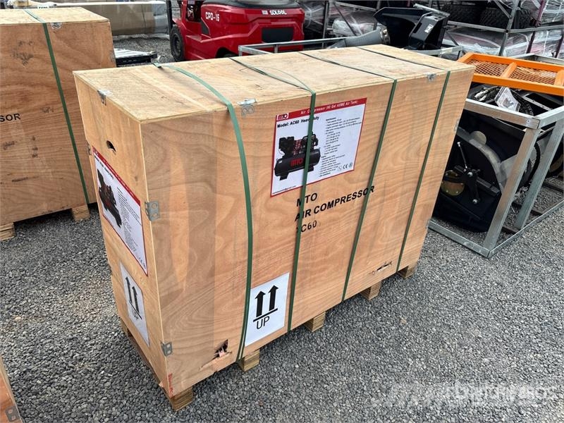 MTO AC60 26.8 cfm Skid-Mounted 60 gal Air Compress Kompresorji