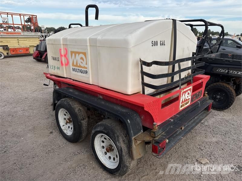 MultiQuip 500 gal T/A Water Tank Trailer Diger kamyonlar