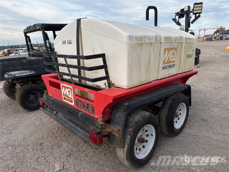 MultiQuip 500 gal T/A Water Tank Trailer Diger kamyonlar