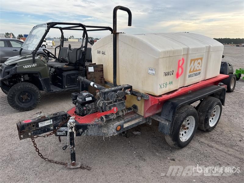 MultiQuip 500 gal T/A Water Tank Trailer Diger kamyonlar