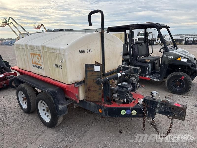 MultiQuip 500 gal T/A Water Tank Trailer Diger kamyonlar
