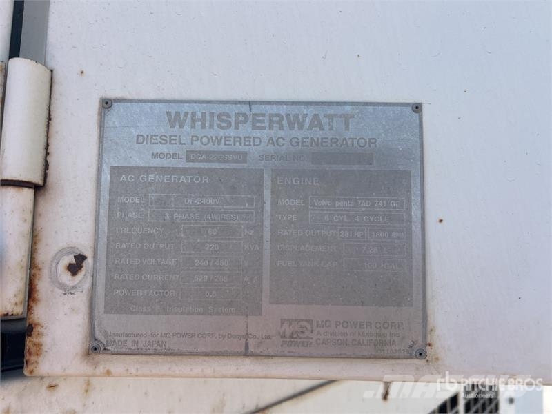 MultiQuip DCA-220SSVU Dizelski agregati