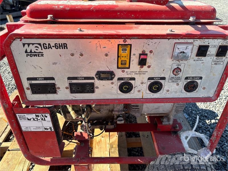 MultiQuip MQGA-6HR 6 kW Portable Generator Set Autres générateurs