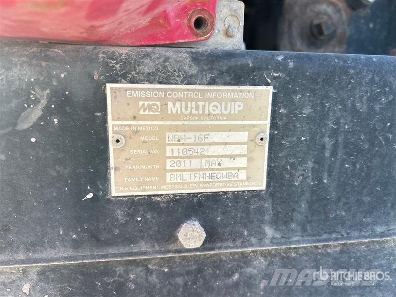 MultiQuip WBH-16F Concrete accessories