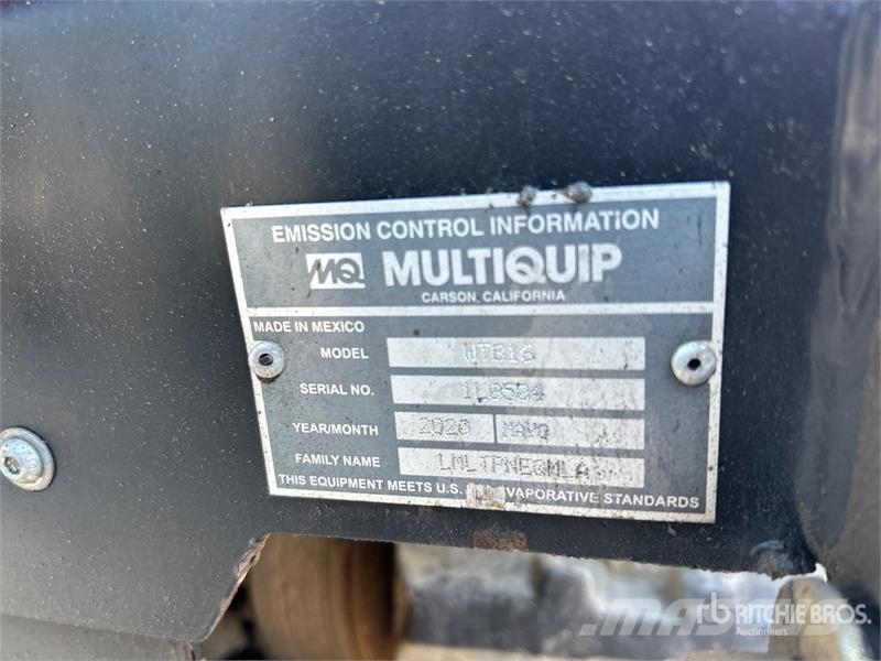 MultiQuip WTB16 Stand-On Crawler Concrete Buggy Betong tilbehør