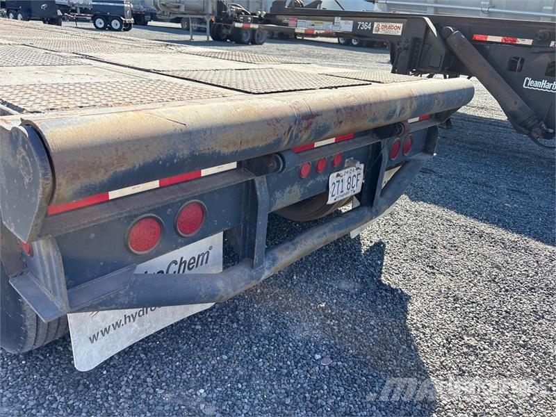 Nabors 41 ft T/A Step Deck Oilfield Trailer Processing Equipment