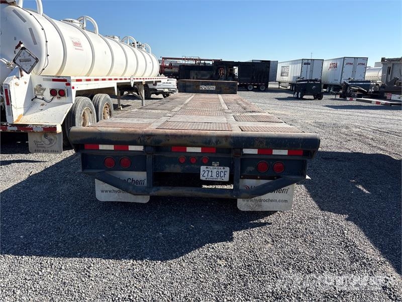 Nabors 41 ft T/A Step Deck Oilfield Trailer Processing Equipment