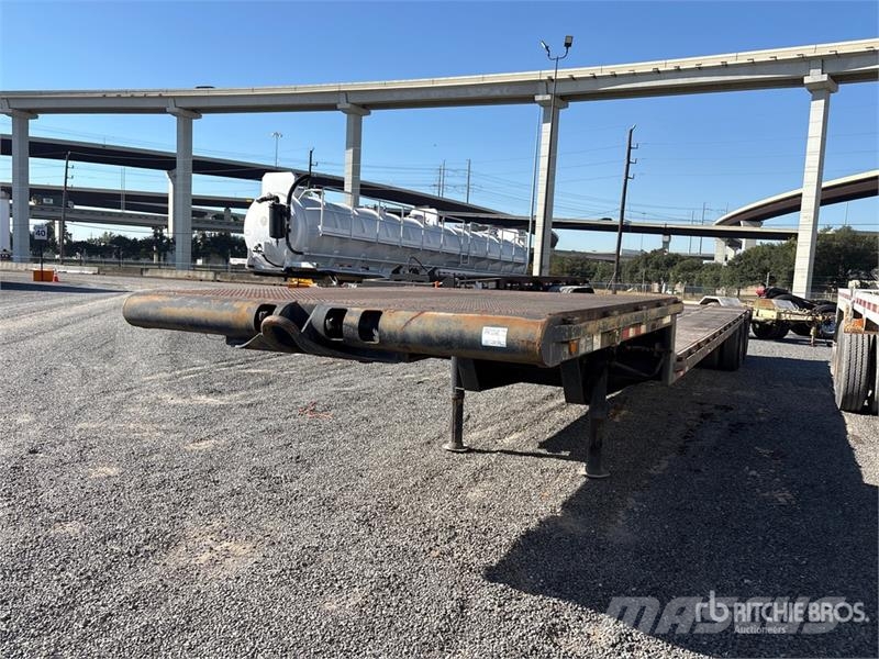 Nabors 41 ft T/A Step Deck Oilfield Trailer Processing Equipment