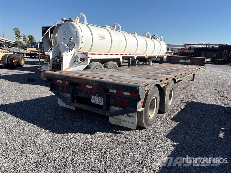 Nabors 41 ft T/A Step Deck Oilfield Trailer Processing Equipment