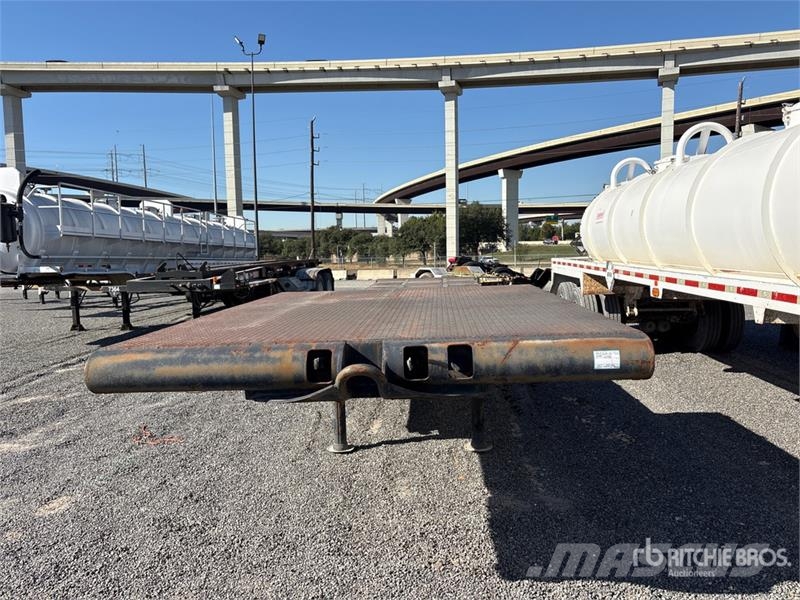 Nabors 41 ft T/A Step Deck Oilfield Trailer Processing Equipment