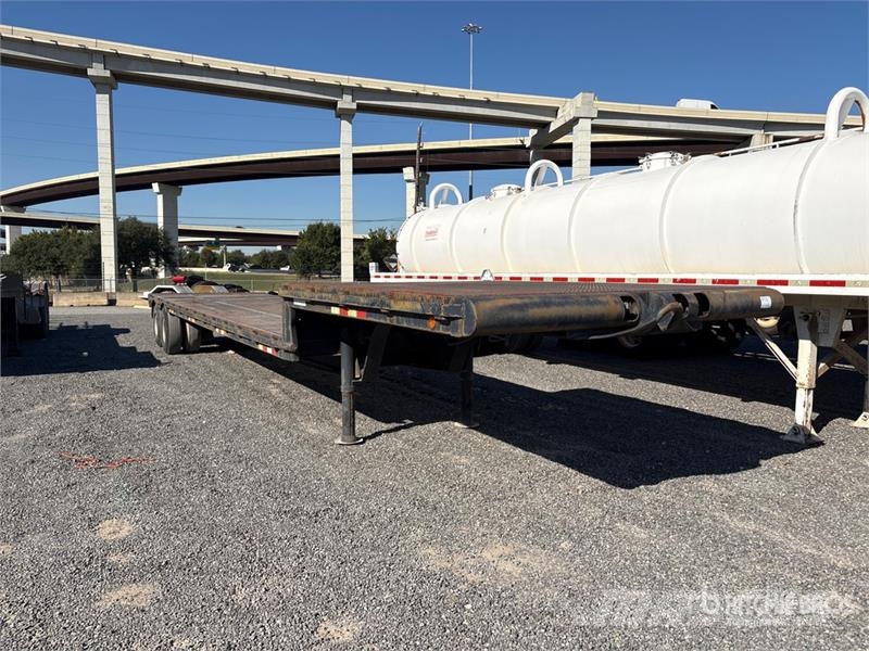 Nabors 41 ft T/A Step Deck Oilfield Trailer Processing Equipment