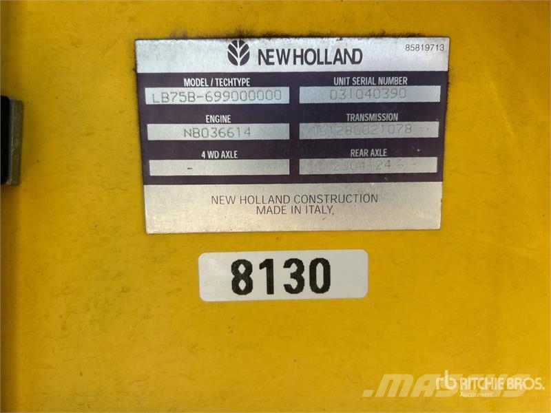 New Holland LB75B Ekskavatori-iekrāvēji