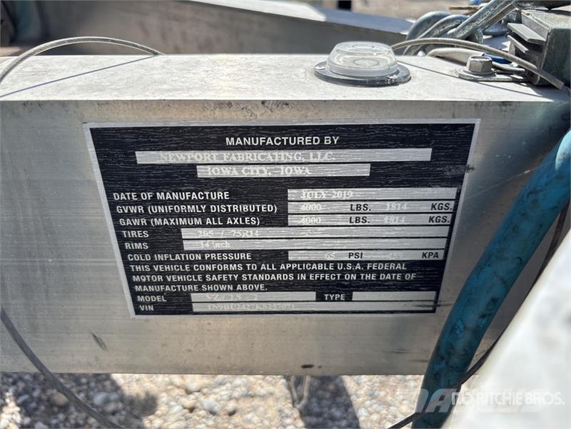 Newport Fabricating 10 ft T/A Utility Trailer 기타 트레일러