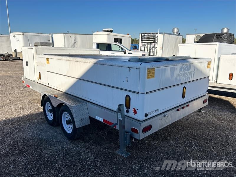 Newport Fabrication VEZ-1.8 10 ft T/A Enclosed Tra Box body trailers