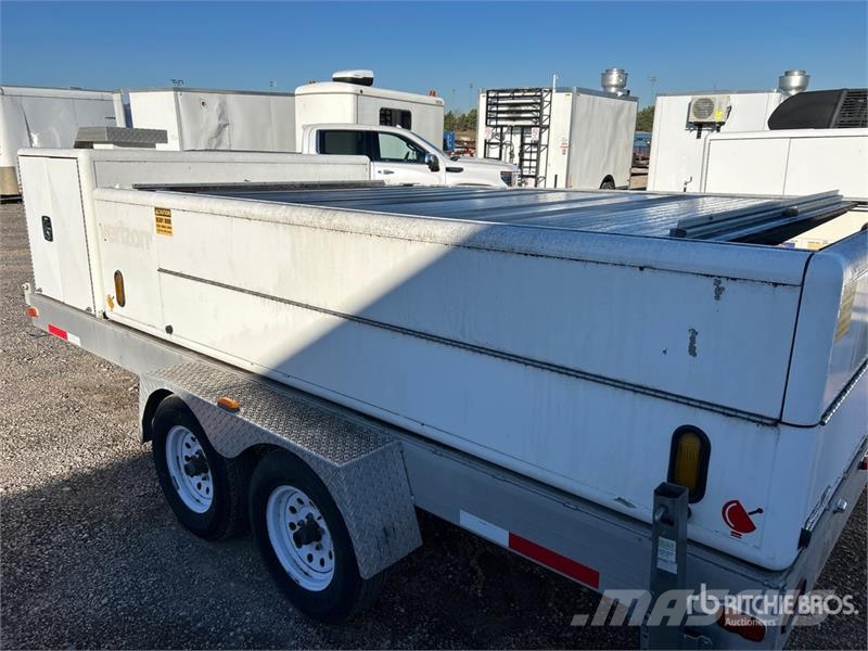 Newport Fabrication VEZ-1.8 10 ft T/A Enclosed Tra Box body trailers