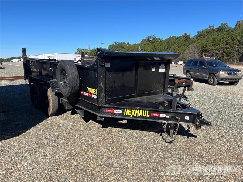 NEXhaul N714TA 14 ft T/A Dump Utility Trailer Remorque benne