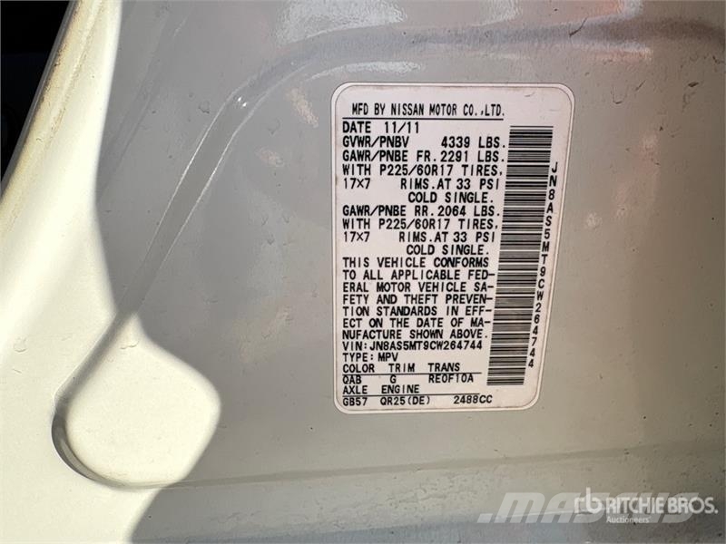 Nissan Rogue 2WD SUV Lengvieji automobiliai