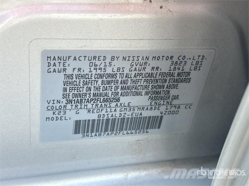 Nissan Sentra SV SV Automobile 汽车