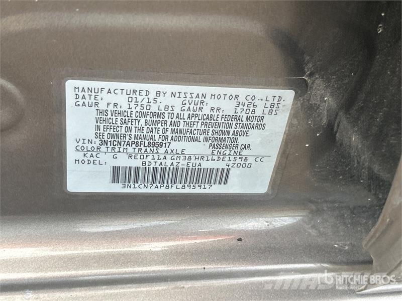 Nissan Versa Automobile 자동차