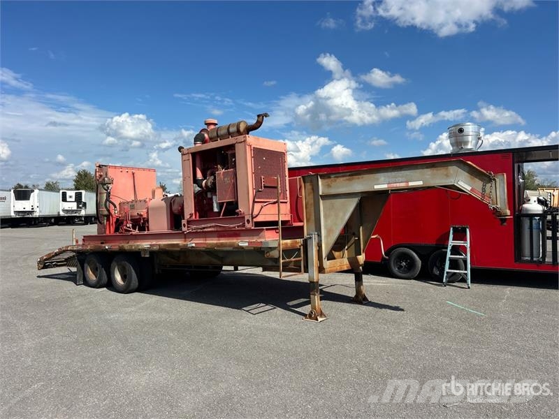 NLB HP320 10K 20 ft T/A Gooseneck 10300-D Generator Eq Biltransportsläp