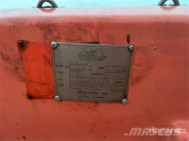 Norsafe 19 ft Rescue Boat (Inoperable) Other components