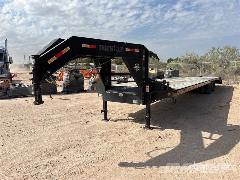 NorStar FXG22 13917 lb 38 ft T/A Gooseneck Equipment Trail Járműszállító pótkocsik