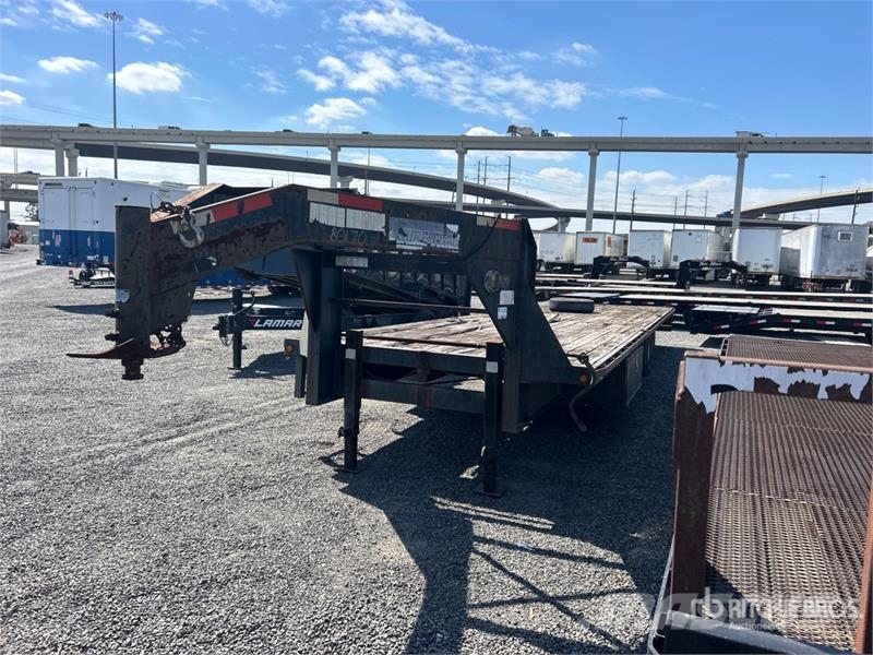  Novae 35 ft T/A Gooseneck Flatbed Trailer Vlakke laadvloer