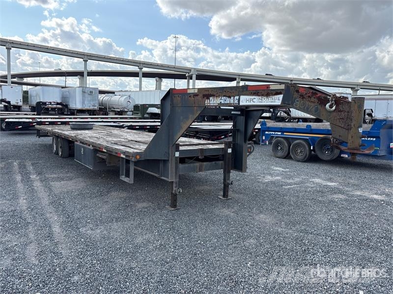 Novae 35 ft T/A Gooseneck Flatbed Trailer Plato/keson prikolice
