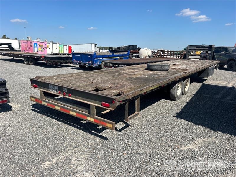  Novae 35 ft T/A Gooseneck Flatbed Trailer Vlakke laadvloer