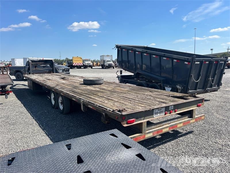  Novae 35 ft T/A Gooseneck Flatbed Trailer Vlakke laadvloer