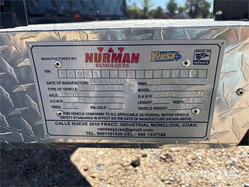 Nurman 20 ft T/A Food Concession Trailer Otros remolques