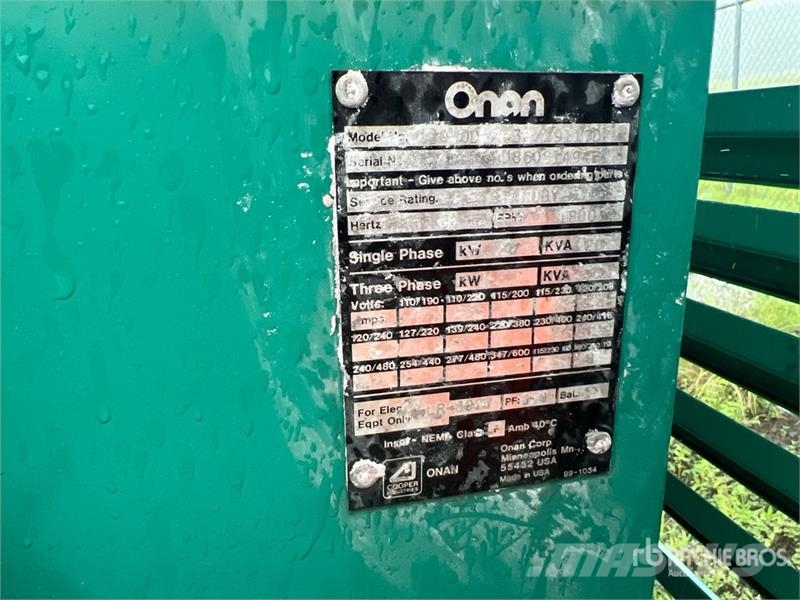 Onan 20 kW Mobile Generator Set (Inoperable) Diesel generatoren